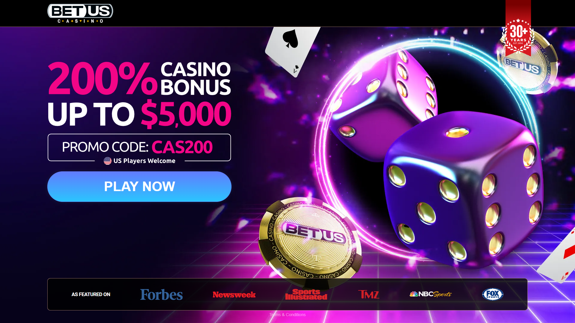 betus casino bonus